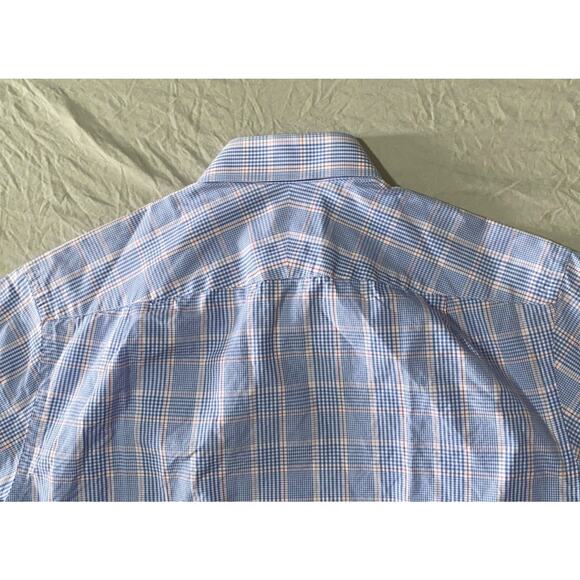 Charles Tyrwhitt Classic Fit Spread Collar Dress Shirt Blue/Red Check 15.5-30/31 - Picture 7 of 7